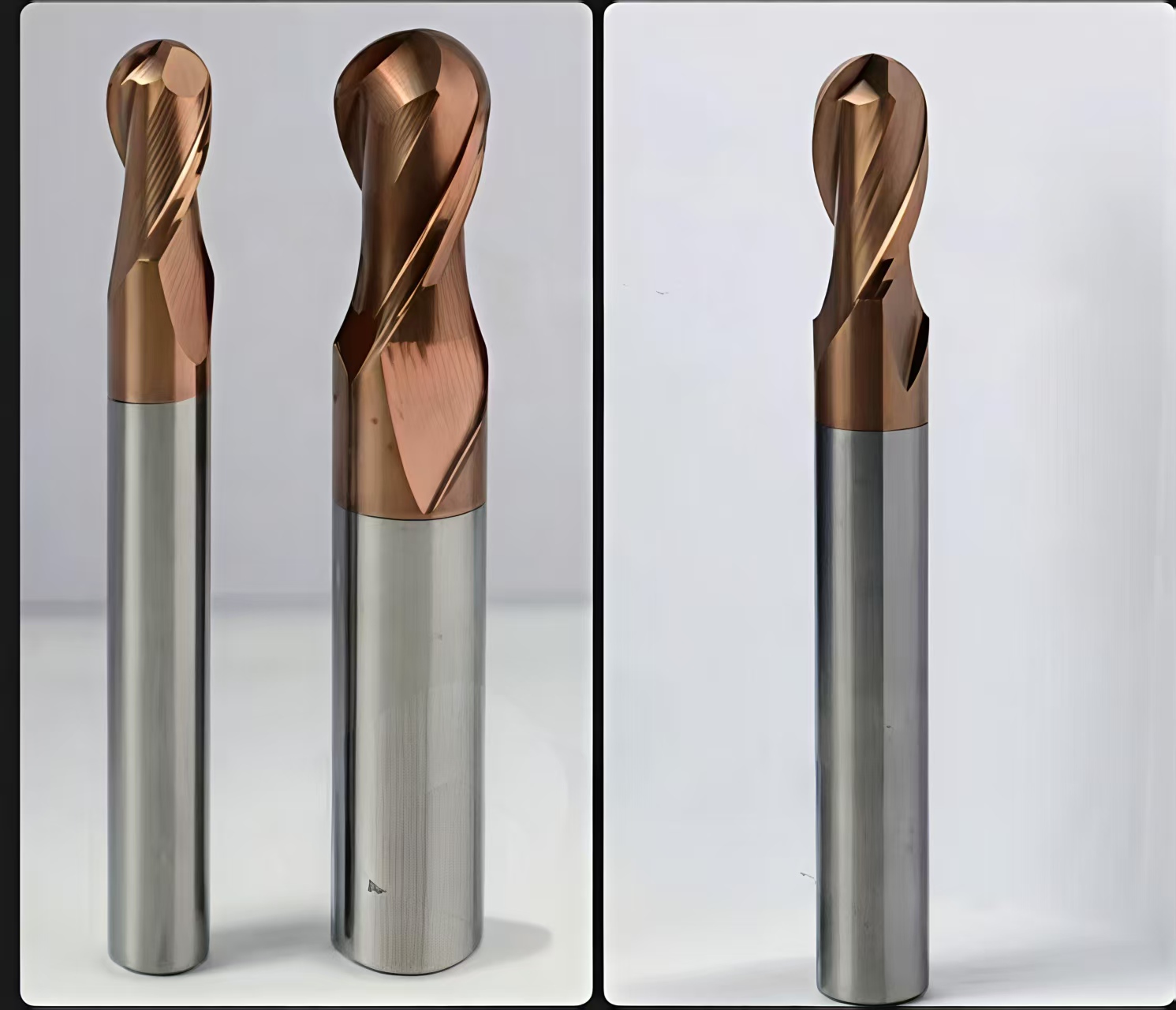 2 Flutes HRC60 Ball Nose End Mill